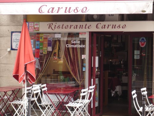 Restaurant italien le Caruso à Paris 4e