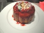 Restaurant l'Auberge du 15 à Paris 13ème : la charlotte aux framboises