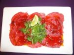 Restaurant Le Louis 25 75008 Paris - Le carpaccio à la mode Thaï