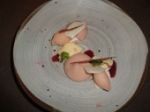 Restaurant à Pazris eme - Sorbet de sakura et espuma de pêche