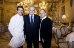 Yannick Alleno, Bernard Magrez, Joel Robuchon