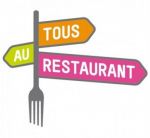 Le logo de l'op&eacute;ration Tous au restaurant &agrave; Paris 