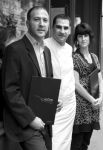 Photo restaurant Paris : L'Arome, resto étoilé au Michelin  - Eric Martins et Thomas Bouillaud, talentueux cuisinier de la maison 