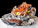 Restaurant le Congrès Maillot à Paris 17e - le plateau de fruits de mer de cette brasserie pas trop chère 