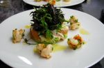 Photo restaurant Paris le Café Fauchon place de la Madeleine  - les fameuses gambas au piment d'Espelette 