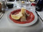 Restaurant la Pizza Chic à Paris 6e : le carpaccio