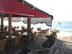 Restaurant les Girelles à Ajaccio et sa terrasse en bordure de plage  