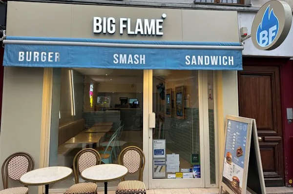 big flame restaurant burger