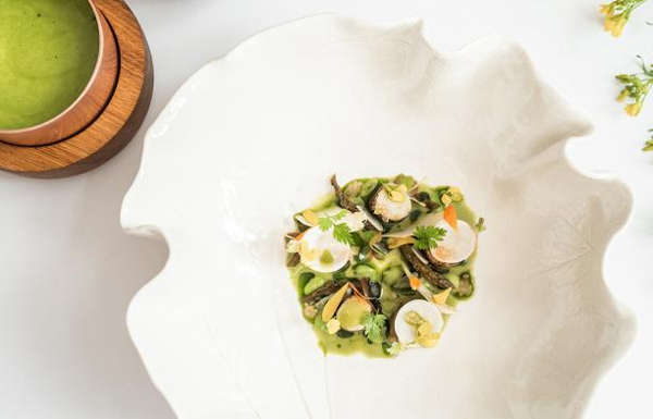 corot restaurant ville avray plat