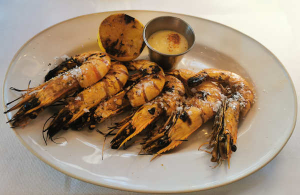 grill room restaurant paris crevettes