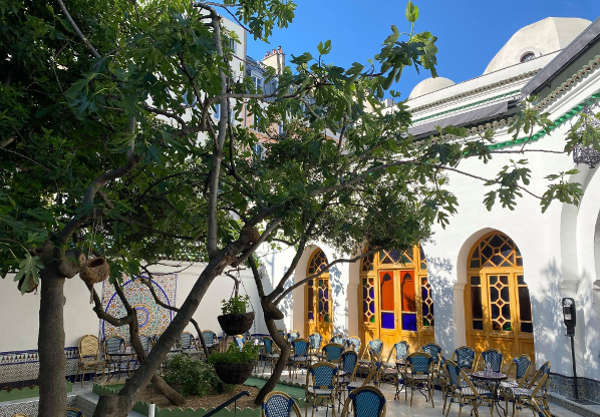 La Mosquée de Paris restaurant halal: le patio
