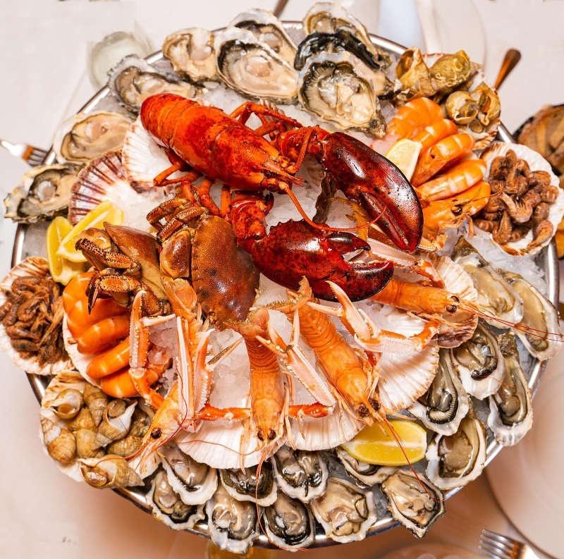 Nos meilleurs plateaux de fruits de mer au restaurant à Paris