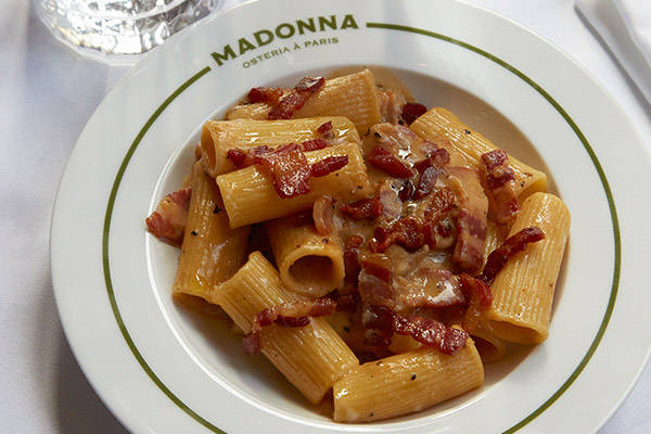 madonna restaurant paris rigatoni