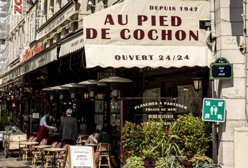 Au pied de cochon, brasserie des Halles à Paris 