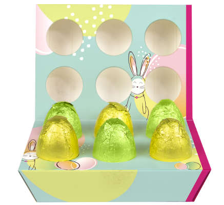 Monbana paques 2024 mini boite oeufs