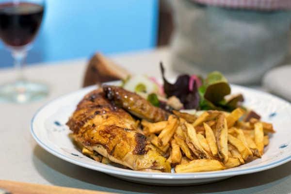 pique poule restaurant paris plat