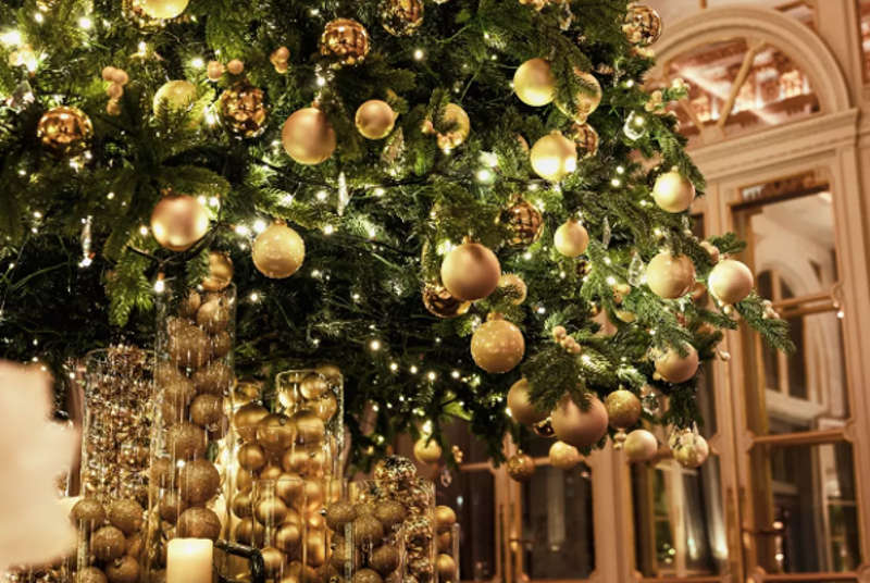 Bûche de Noël 2024 de l'Hôtel Crillon