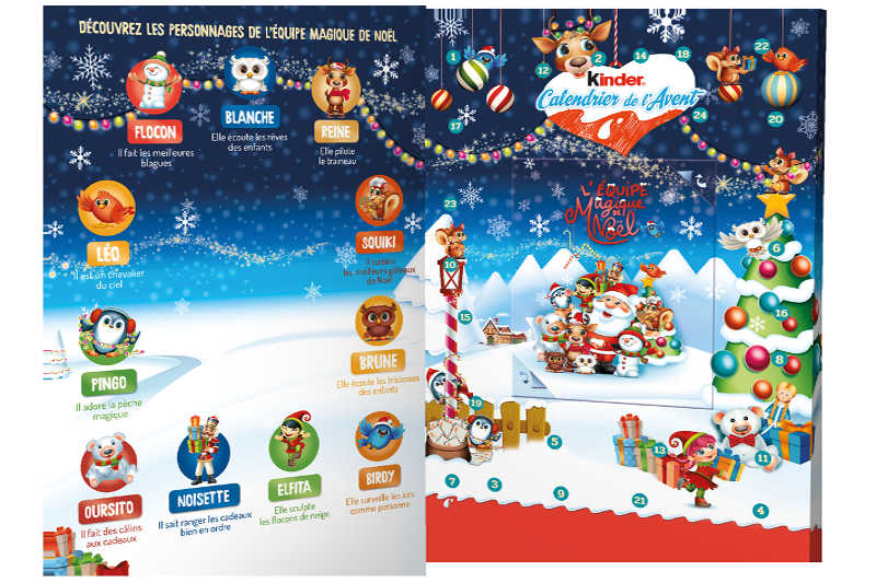Calendriers de l'Avent Kinder