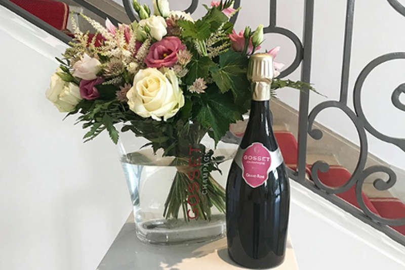 Champagne Gosset Saint Valentin 2023