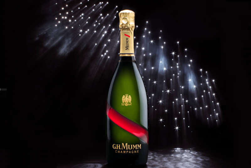 Mumm champagne fêtes et réveillons