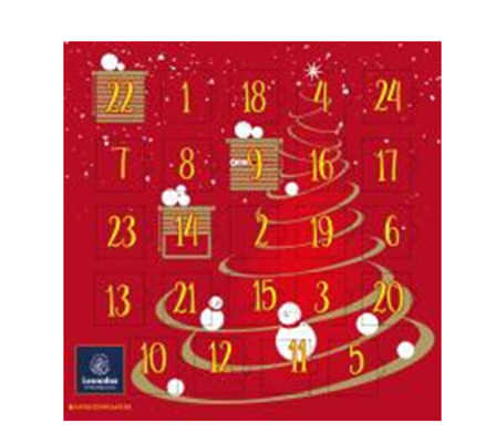 calendrier de l avent chocolat leonidas