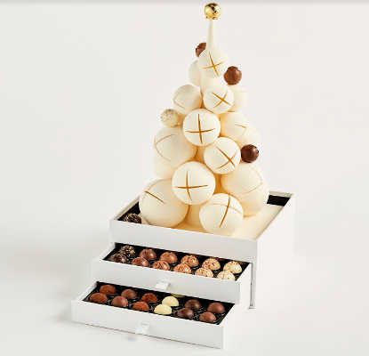 Réveillons 2019 2020 Marcolini :  sapin de Noël 