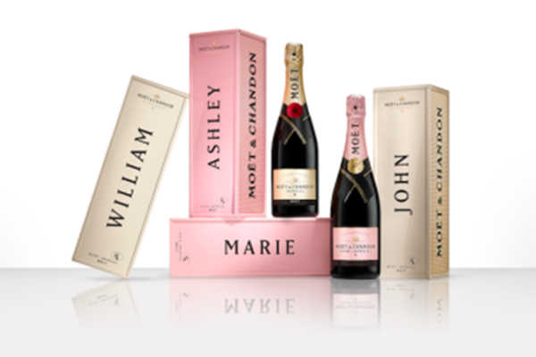 Champagne Moët pour le Nouvel An 2