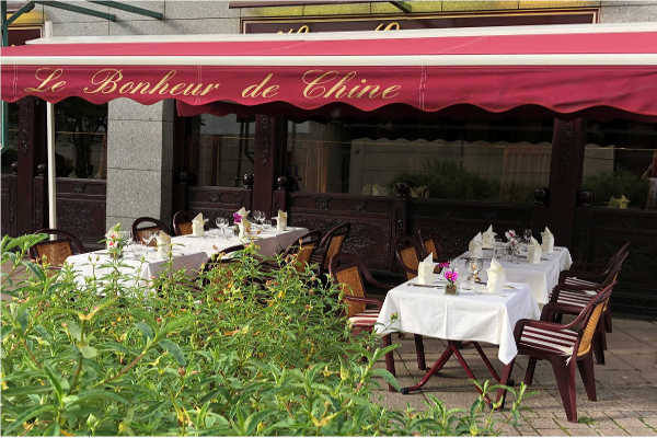 Au Bonheur de Chine restaurant avec terrasse à côté de Paris