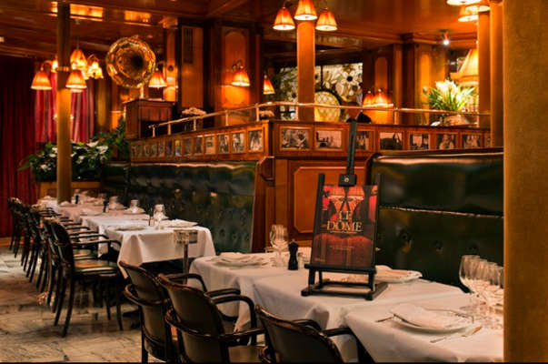 dome restaurant montparnasse paris 75014 s
