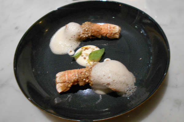 sourire restaurant rue sante paris langoustines