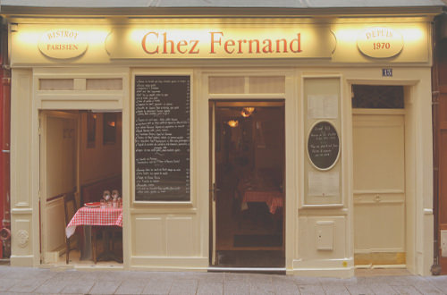 Restaurant Chez Fernand rue Guisarde 75006 Paris