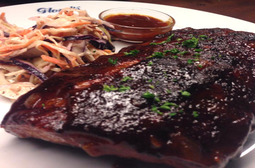 Restaurant Floyd"s bar et grill, les ribs de porc