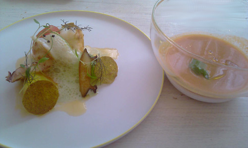 Neige d'été, l'entrée marine