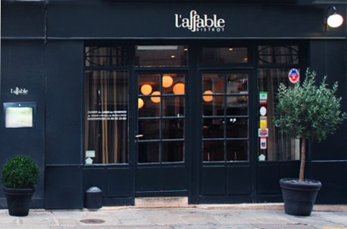 L'affable, bistrot chic rue saint simon.