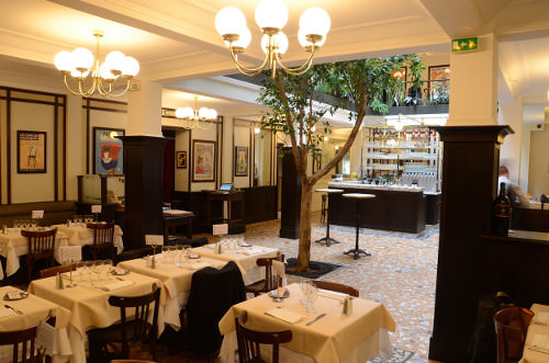 Le Café du Commerce, restaurant brasserie du 15, la salle à manger Art Deco