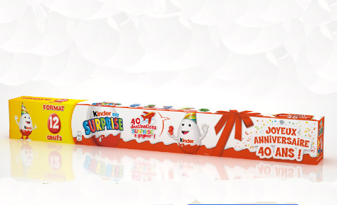 Kinder Surprise fête ses 40 ans