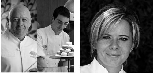 Thierry Marx, Pierre Mathieu et Christelle Brua 