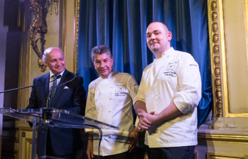 Bocuse d'Or France 2015 : Laurent Fabius, Régis Marcon, Laurent Lemal