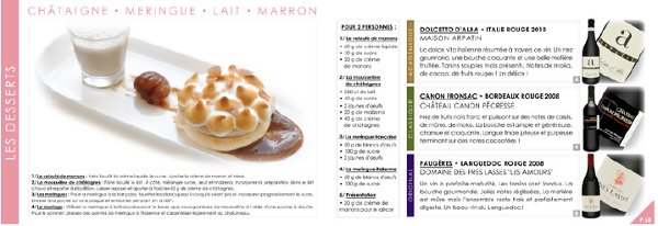 recettes du restaurant opera