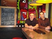 Restaurant Le Clou de Fourchette 75017 Paris - Christian Leclou et son fils