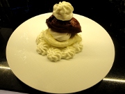 Restaurant Le Coq Rico Butte Montmartre 75018 Paris -le vacherin à la vanille