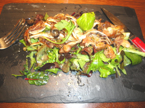 La Cantine du Troquet Dupleix, la salade d'oreilles de cochon