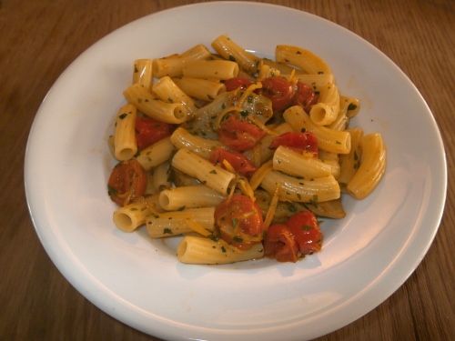 ma cocotte by Starck, les macaronis aux citrons confits