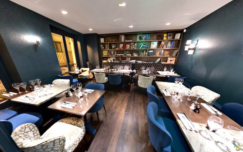 Pamela Popo, restaurant avec une belle salle à manger vintage