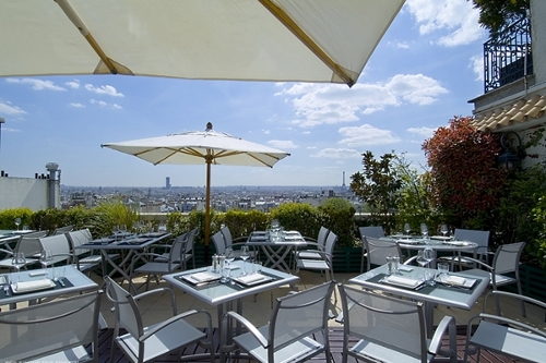 Restaurant le Diapason à Paris 18e. La Terrasse