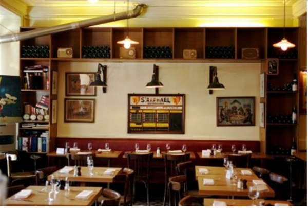 Photo restaurant Paris le Chartier à Levallois - Un joli tableau représentant ce resto chaleureux chartier restaurant levallois s