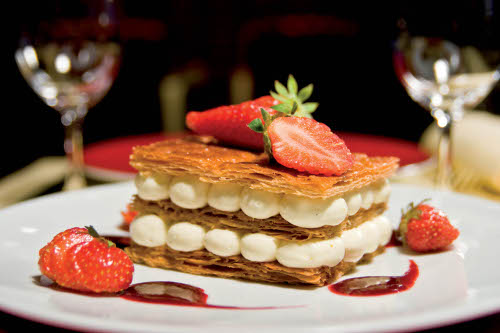 Restaurant le Petit Bordelais, le fameux millefeuille 