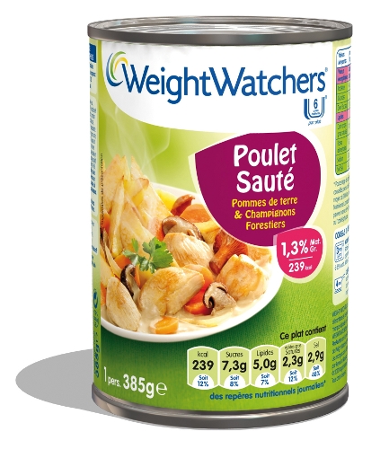 Weight Watchers upérisé poulet sauté
