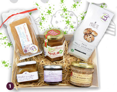 Paniers garnis pour Noël