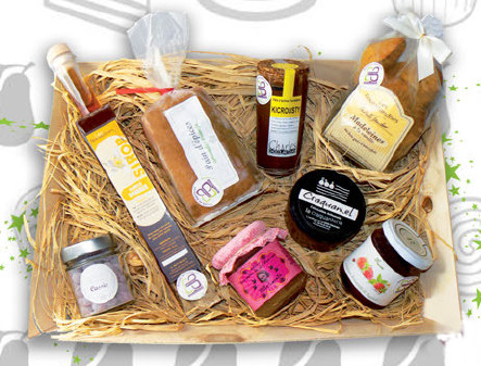 Noël avec des cadeaux gourmands